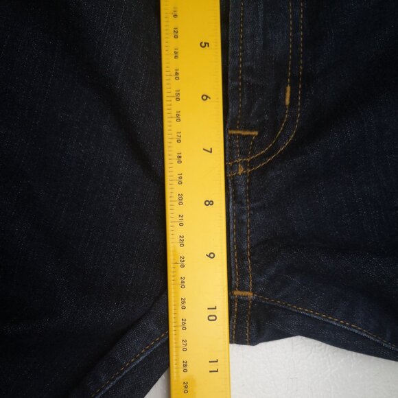 American Eagle Slim Straight Men's Size 32/32 Dark Wash Extreme Flex Blue Jeans - Picture 14 of 15